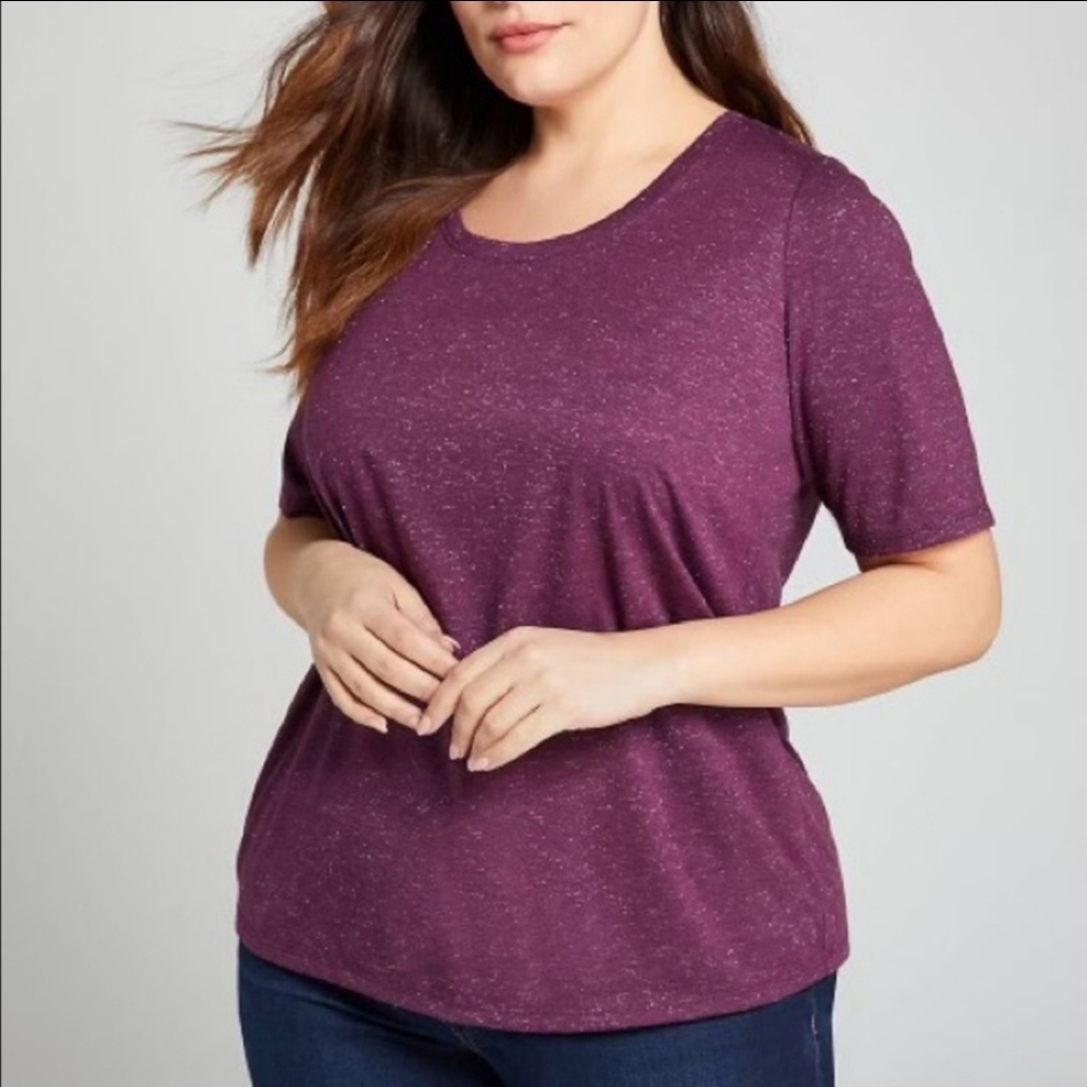 Lane Bryant Perfect Sleeve Tee 14/16
